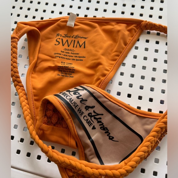 NWOT For Love and Lemons Samba Braided Bikini Bottom S - Picture 7 of 7